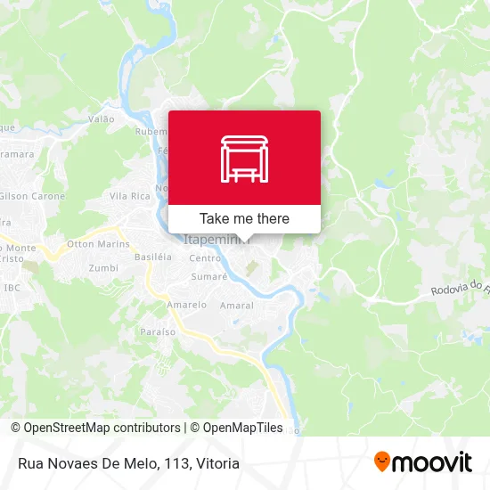 Rua Novaes De Melo, 113 map