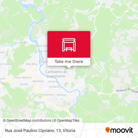 Rua José Paulino Cipriano, 13 map