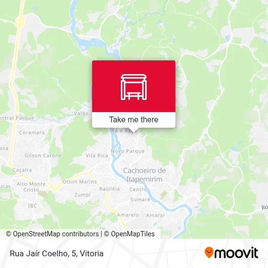 Rua Jaír Coelho, 5 map