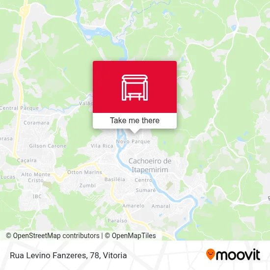 Rua Levino Fanzeres, 78 map