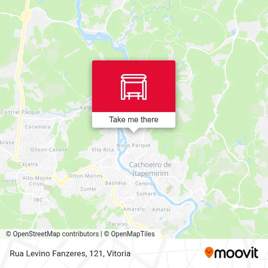 Rua Levino Fanzeres, 121 map