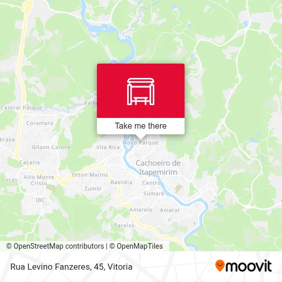 Rua Levino Fanzeres, 45 map