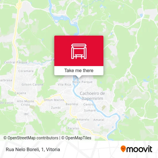 Rua Nelo Boreli, 1 map