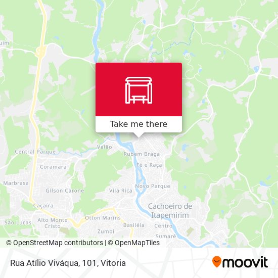 Rua Atílio Viváqua, 101 map