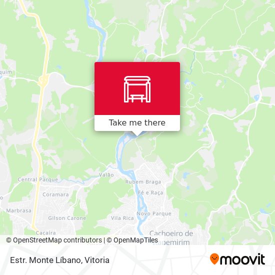 Estr. Monte Líbano map