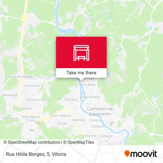 Rua Hilda Borges, 5 map