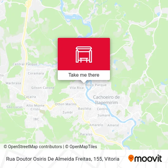 Rua Doutor Osiris De Almeida Freitas, 155 map