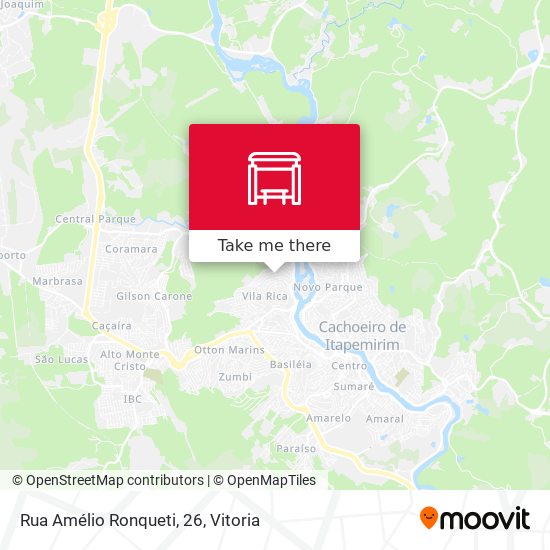 Rua Amélio Ronqueti, 26 map