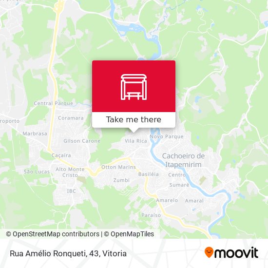 Rua Amélio Ronqueti, 43 map