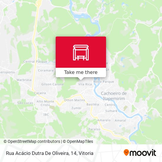 Rua Acácio Dutra De Oliveira, 14 map