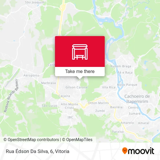 Rua Édson Da Silva, 6 map