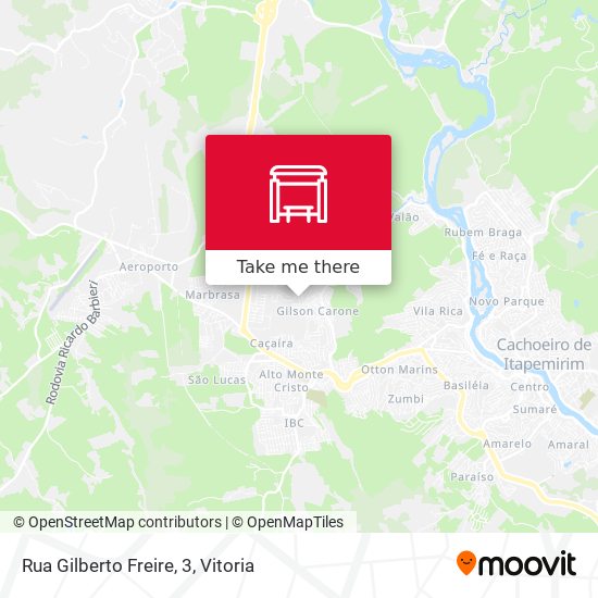 Rua Gilberto Freire, 3 map