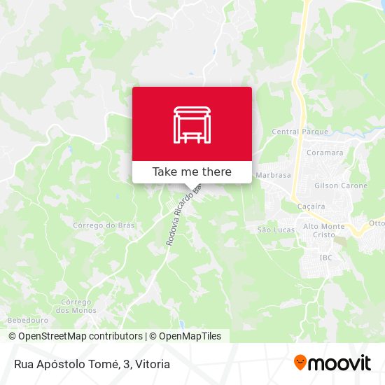 Mapa Rua Apóstolo Tomé, 3