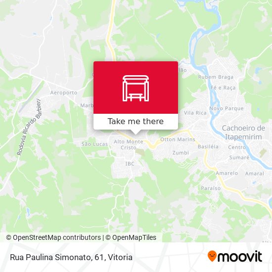 Rua Paulina Simonato, 61 map