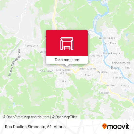 Rua Paulina Simonato, 61 map