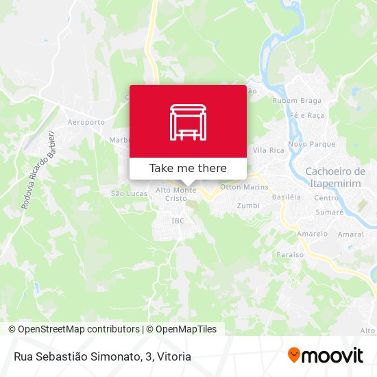 Rua Sebastião Simonato, 3 map