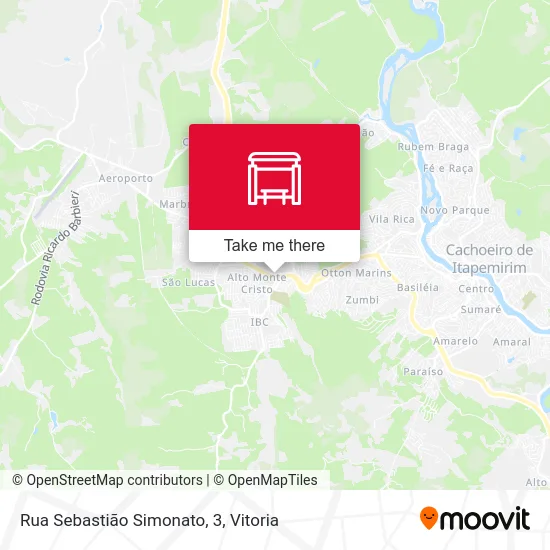 Rua Sebastião Simonato, 3 map