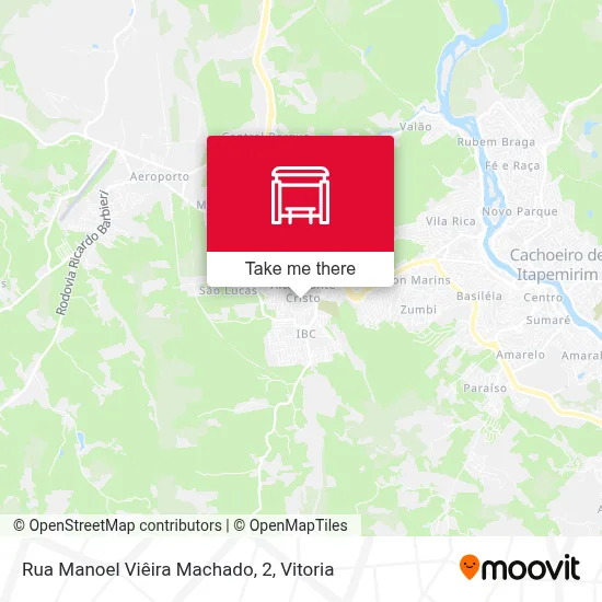 Rua Manoel Viêira Machado, 2 map