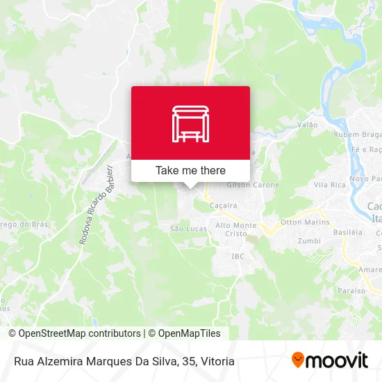 Rua Alzemira Marques Da Silva, 35 map