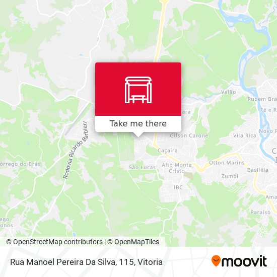 Rua Manoel Pereira Da Silva, 115 map