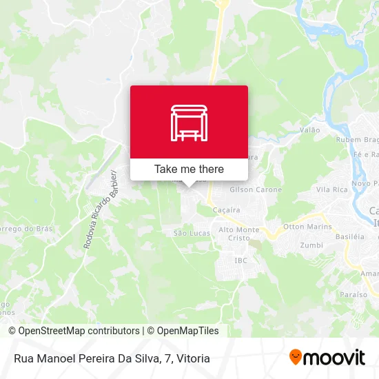 Rua Manoel Pereira Da Silva, 7 map