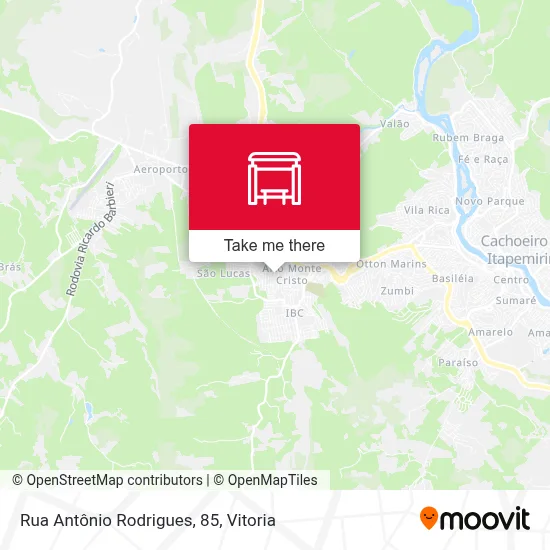 Rua Antônio Rodrigues, 85 map