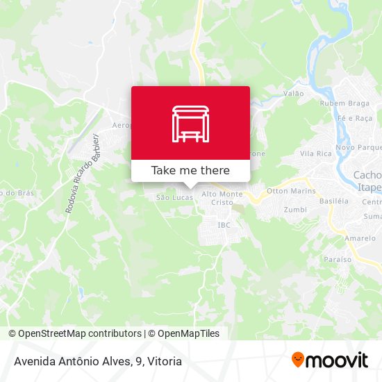 Avenida Antônio Alves, 9 map