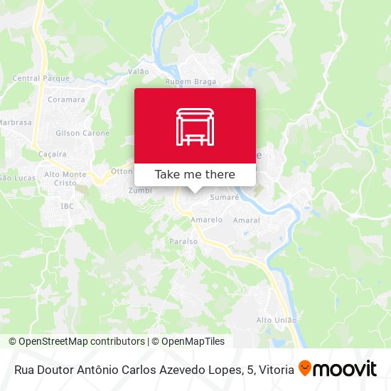 Rua Doutor Antônio Carlos Azevedo Lopes, 5 map