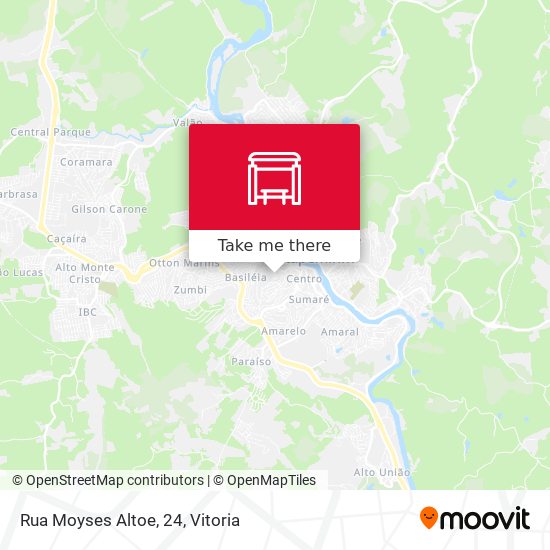 Rua Moyses Altoe, 24 map