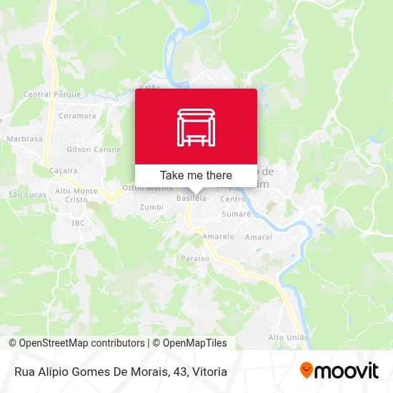 Rua Alípio Gomes De Morais, 43 map