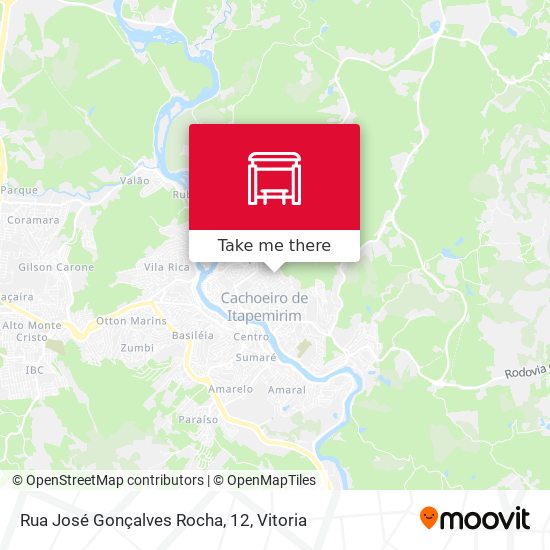 Rua José Gonçalves Rocha, 12 map