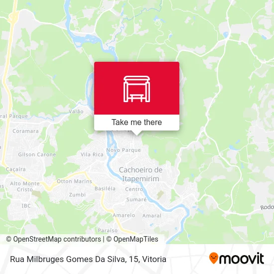 Rua Milbruges Gomes Da Silva, 15 map