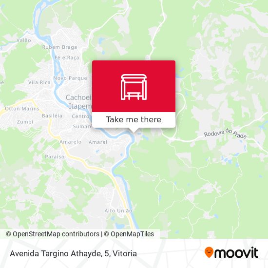 Avenida Targino Athayde, 5 map