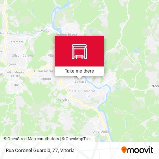 Rua Coronel Guardiã, 77 map