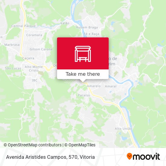 Avenida Aristídes Campos, 570 map