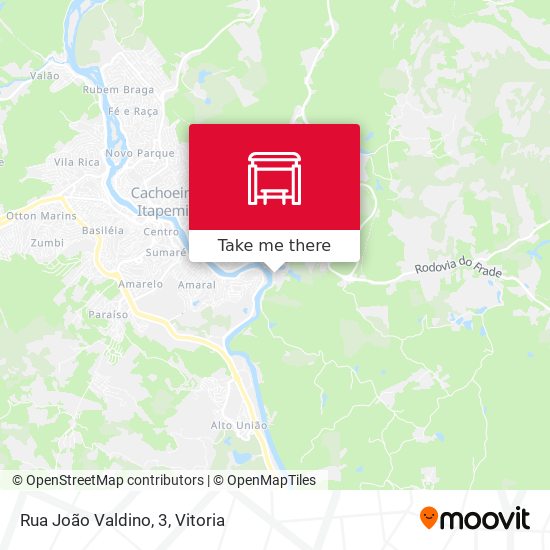 Rua João Valdino, 3 map