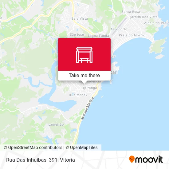 Rua Das Inhuíbas, 391 map