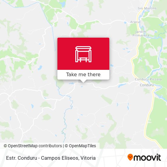 Estr. Conduru - Campos Elíseos map
