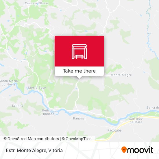 Estr. Monte Alegre map