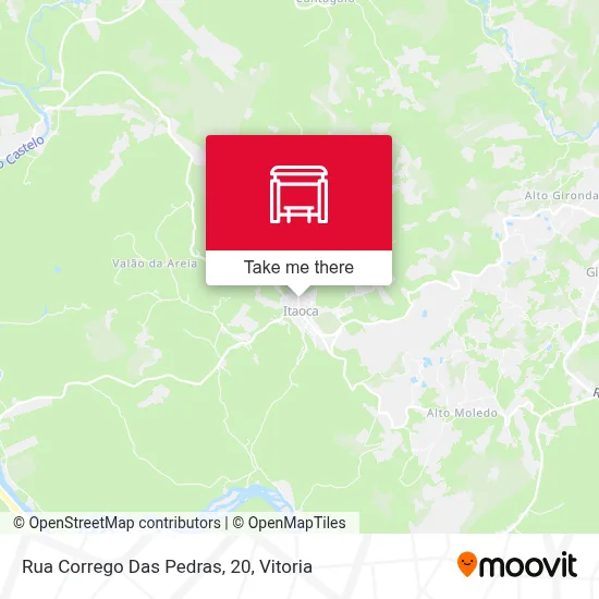 Rua Corrego Das Pedras, 20 map