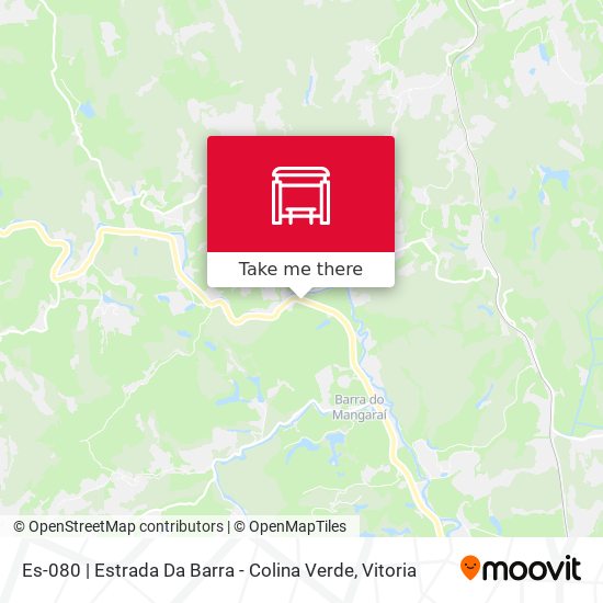 Mapa Es-080 | Estrada Da Barra - Colina Verde