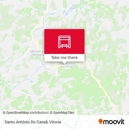 Santo Antônio Do Canaã map