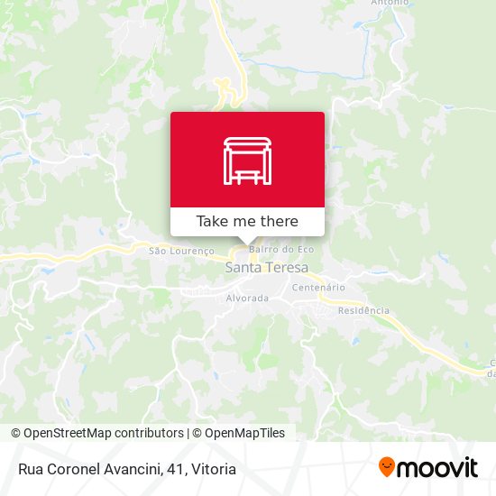Rua Coronel Avancini, 41 map
