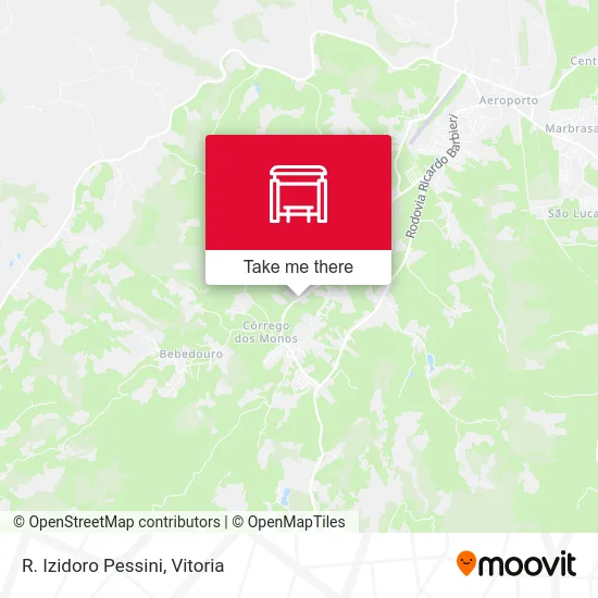 R. Izidoro Pessini map