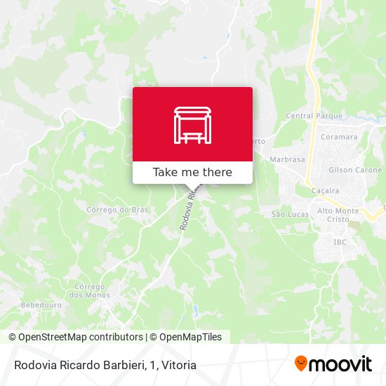 Rodovia Ricardo Barbieri, 1 map