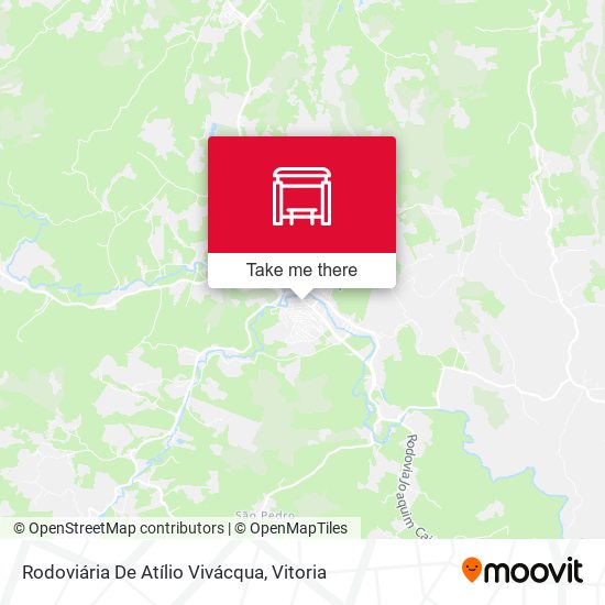 Rodoviária De Atílio Vivácqua map