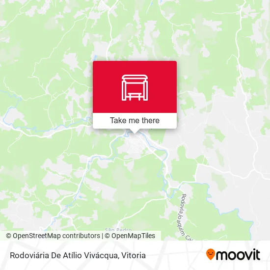 Rodoviária De Atílio Vivácqua map