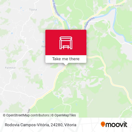Rodovia Campos-Vitória, 24280 map