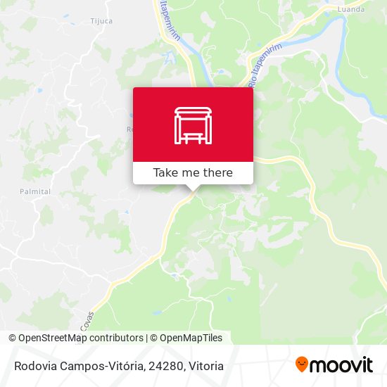 Rodovia Campos-Vitória, 24280 map