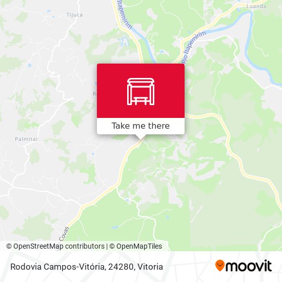 Rodovia Campos-Vitória, 24280 map